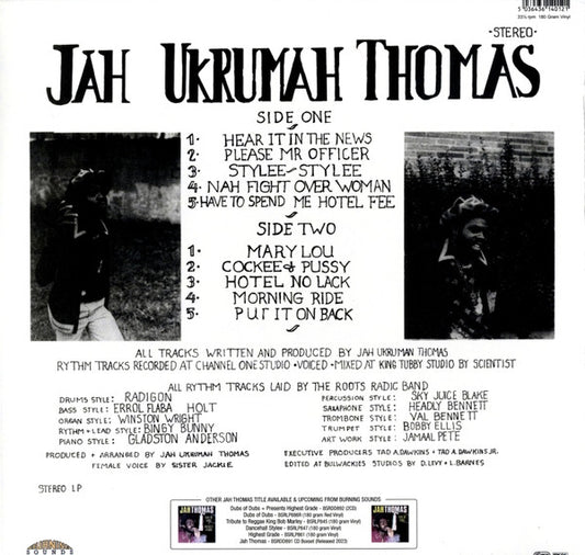 Jah Thomas : Nah Fight Over Woman (LP, Album, RE, 180)
