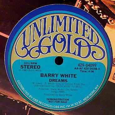 Barry White : Don't Let Them Blow Your Mind (12", Promo)