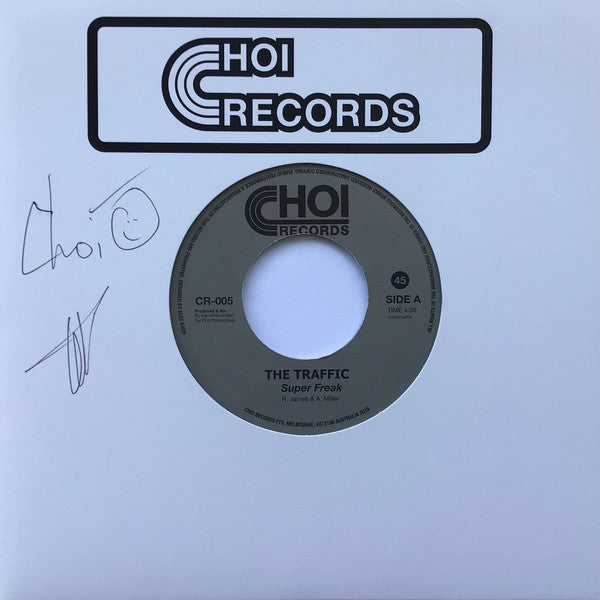 The Traffic : Super Freak (7", Single, Ltd, RP, Cle)