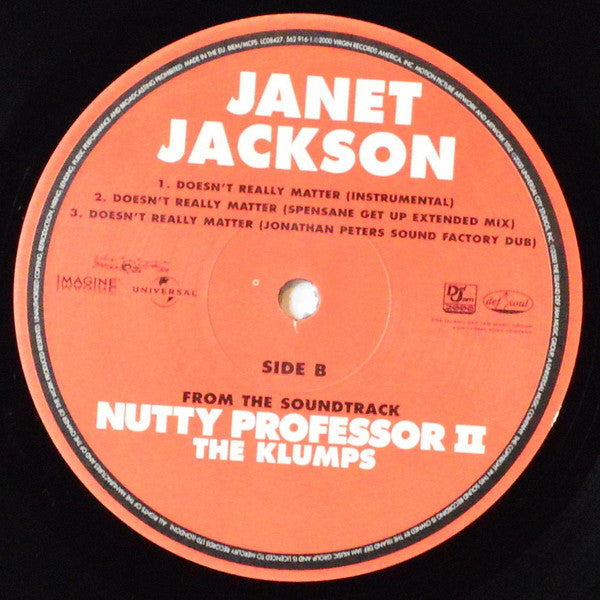 Janet Jackson : Doesn't Really Matter (12")