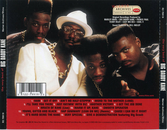 Big Daddy Kane : The Very Best Of Big Daddy Kane (CD, Comp)