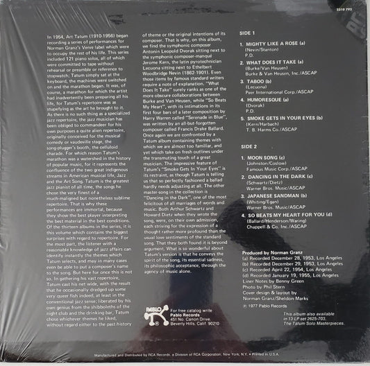 Art Tatum : The Tatum Solo Masterpieces, Vol. 7 (LP, Album)