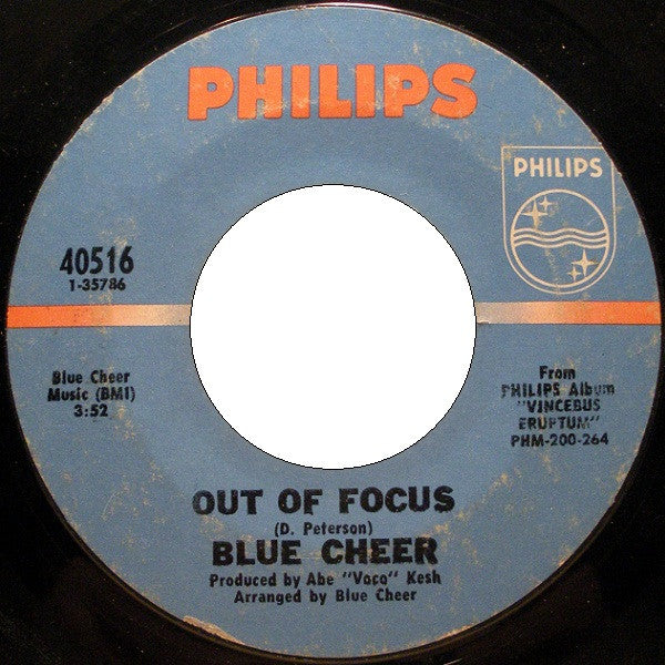 Blue Cheer : Summertime Blues (7", Single, Mono, Styrene, Pit)