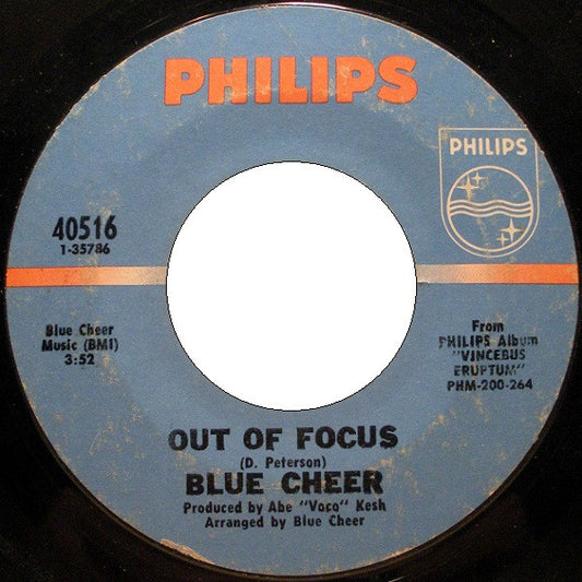 Blue Cheer : Summertime Blues (7", Single, Mono, Styrene, Pit)