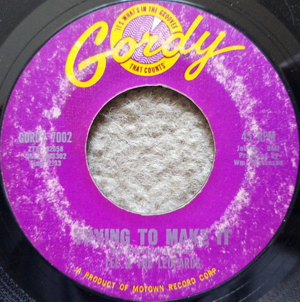 Lee & The Leopards : Come Into My Palace / Trying To Make It (7", Single, Mono, Styrene)