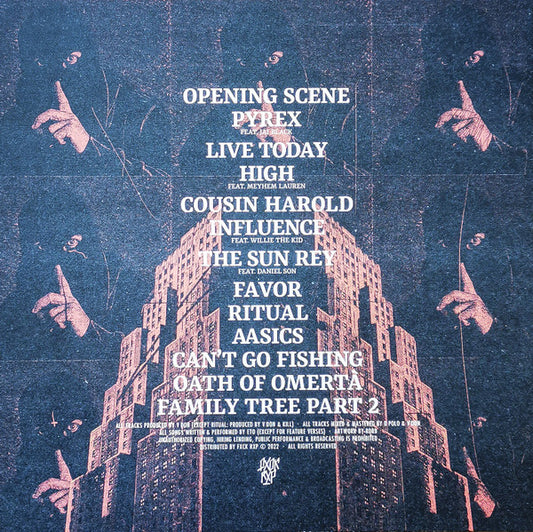 Lil' Eto & V Don : Omertà: The Film (LP, Album, Ltd, RE, Blu)