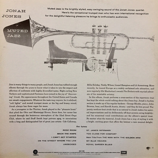 Jonah Jones : Muted Jazz (LP, Album, RE)