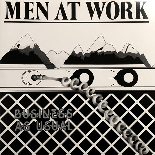 Men At Work : Business As Usual (LP, Album, Yel)