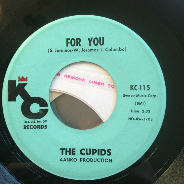 The Cupids (2) : Brenda / For You (7", Single)