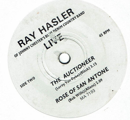 Ray Hasler : Ray Hasler Of Johnny Chesters Blue Denim Country Band Live (7", EP)