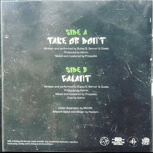 Stellar Mental : Take Or Don't (7", Ltd)