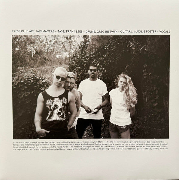 Press Club : Late Teens (LP, Album, Ltd, RE, Tra)