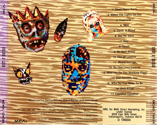 Oingo Boingo : Best O' Boingo (CD, Comp, Club)