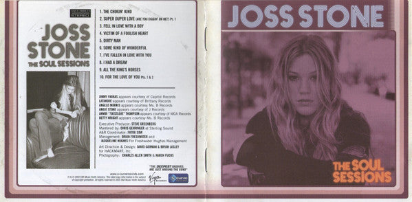 Joss Stone : The Soul Sessions (CD, Album, Copy Prot.)