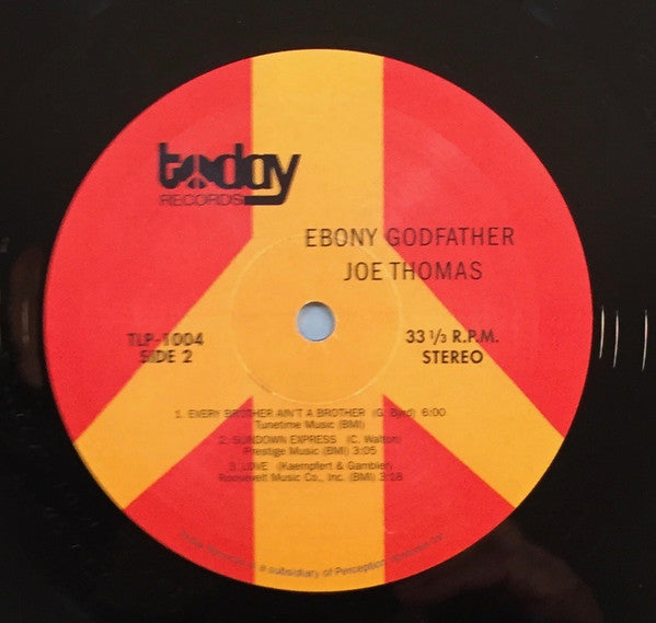 Joe Thomas : Is The Ebony Godfather (LP, Album, RE)