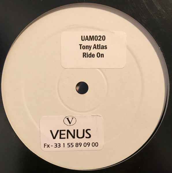 Tony Atlas : Ride On (12", Promo, W/Lbl)