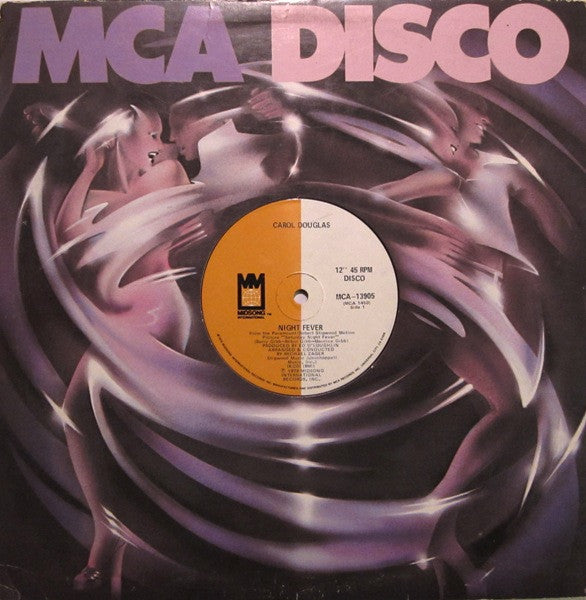 Carol Douglas : Night Fever (12", Glo)