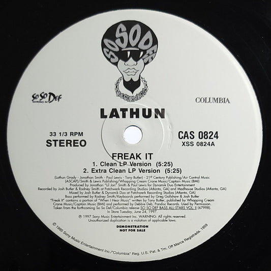 Lathun : Freak It (12", Promo)