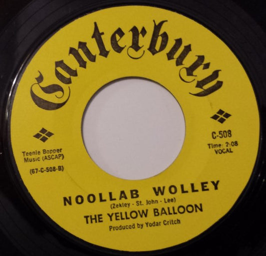 The Yellow Balloon* : Yellow Balloon (7", Single, Mon)