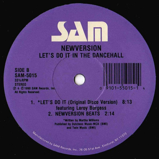 Newversion : Let's Do It In The Dancehall (12")
