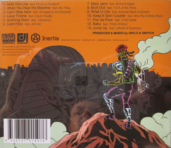 Major Lazer : Guns Don't Kill People... Lazers Do (CD, Album)
