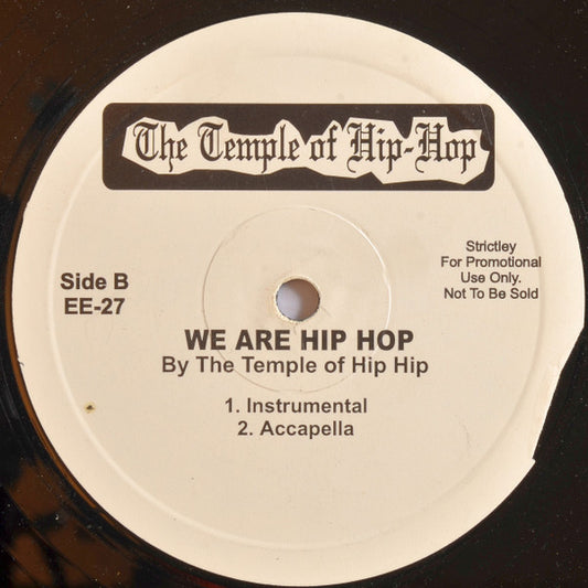The Temple Of Hip-Hop* : We Are Hip Hop (12", Promo)
