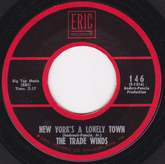 The Ad Libs / The Trade Winds : The Boy From New York City / New York's A Lonely Town (7", RE, Pit)