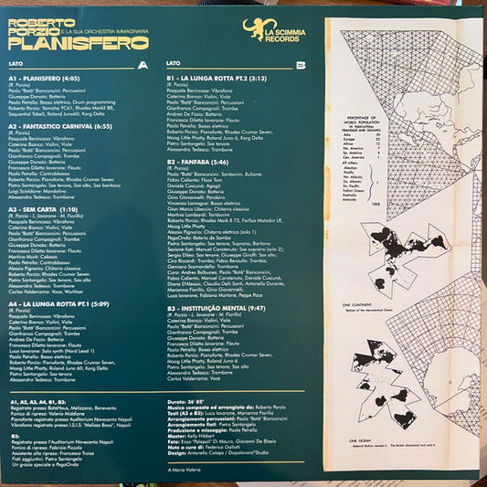 Roberto Porzio : Planisfero (LP, Album)