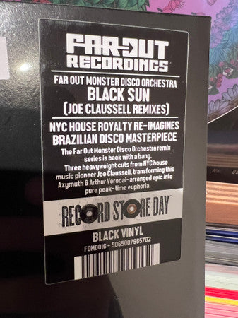 Far Out Monster Disco Orchestra : Black Sun (Joe Claussell Remixes) (12", RSD, Ltd)