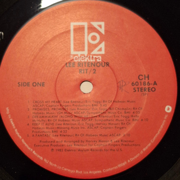Lee Ritenour : Rit/2 (LP, Album, Club, SP )