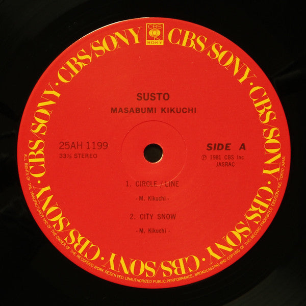 Masabumi Kikuchi = 菊地雅章* : Susto = ススト (LP, Album)