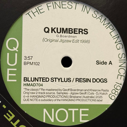 Blunted Stylus : Q Kumbers (7", Ltd, Bla)