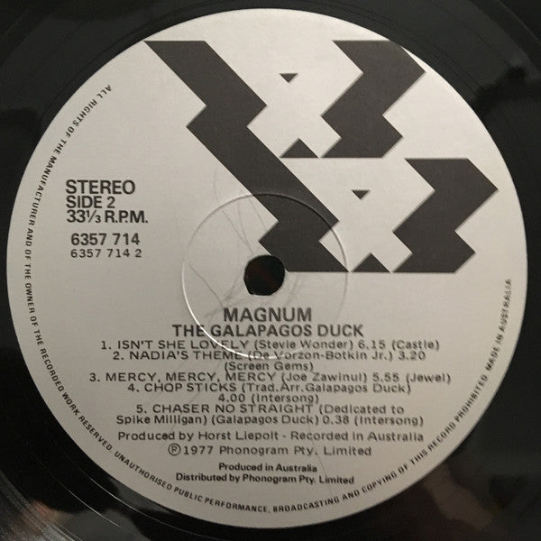 The Galapagos Duck* : Magnum (LP, Album)