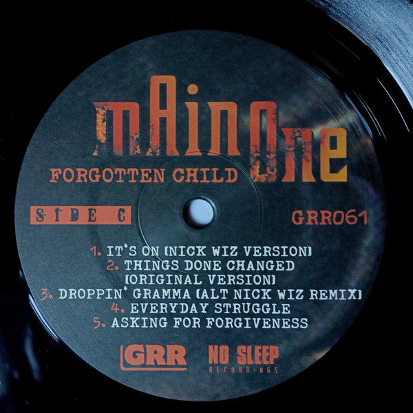 Nick Wiz Presents Main One : Forgotten Child (2xLP, Comp, Ltd)