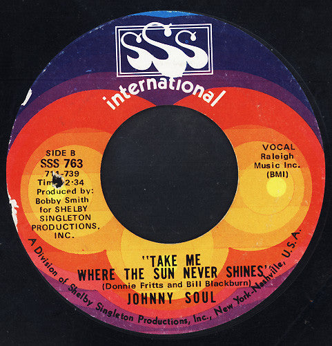 Johnny Soul : I Almost Called Your Name (7")