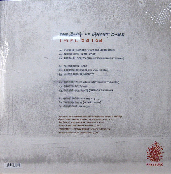 The Bug vs Ghost Dubs : Implosion (2xLP, Album)