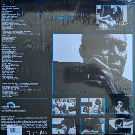 Memphis Slim : Blue Memphis (LP, Album, RE)