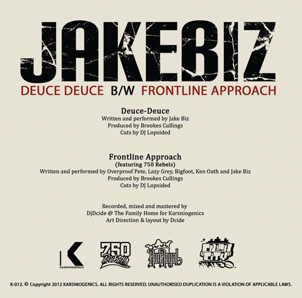 Jake Biz : Deuce Deuce (7", Single, Ltd, Num)