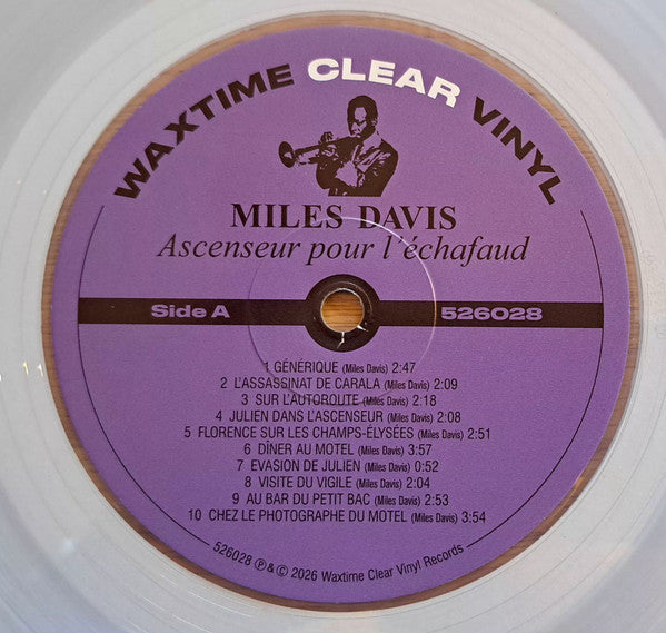 Miles Davis : Ascenseur Pour L'Échafaud (LP, Album, Ltd, RE)