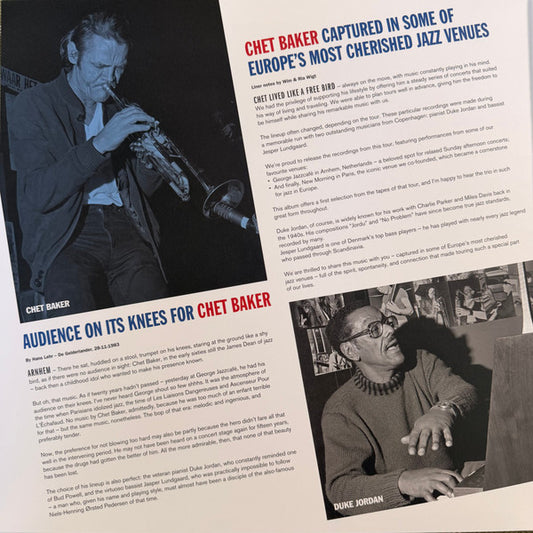 Chet Baker : At George Jazzcafé, 1983, Arnhem, The Netherlands (LP, Album, RSD, Ltd, Num, Blu)