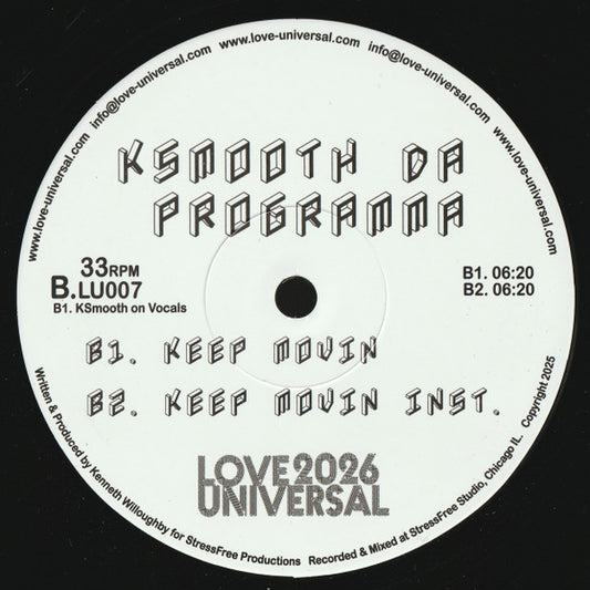 Ksmooth Da Programma : Ksmooth Groove (12")