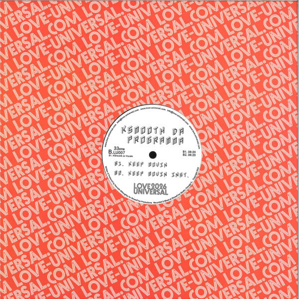 Ksmooth Da Programma : Ksmooth Groove (12")