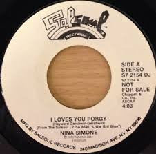 Nina Simone : I Loves You Porgy (7", Single, Mono, Promo, RE)