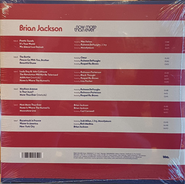 Brian Jackson : Now More Than Ever (3xLP)
