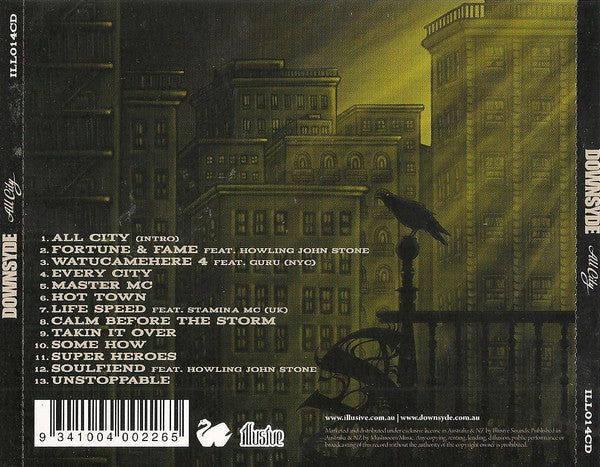 Downsyde : All City (CD, Album)