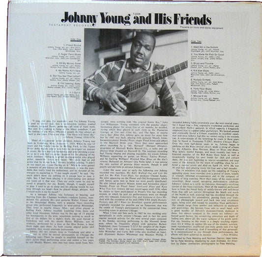 Johnny Young (3) : Johnny Young And His Friends (LP, Album, RE)