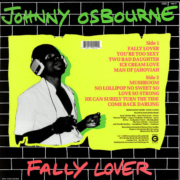 Johnny Osbourne : Fally Lover (LP, Album, RE)