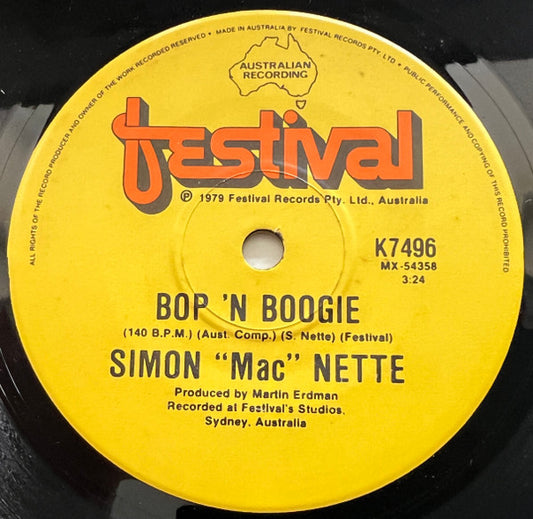 Simon "Mac" Nette : Disco Fling (7")