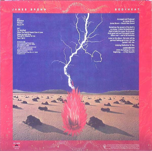 James Brown : Bodyheat (LP, Album, San)