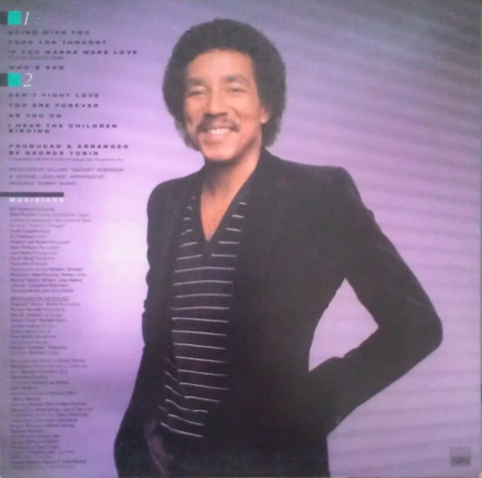 Smokey Robinson : Being With You (LP, Album)